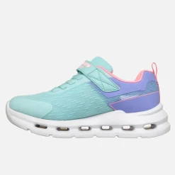 SKECHERS SPORT SKECHERS Mädchen Glide Step Lichter Turnschuhe Blau