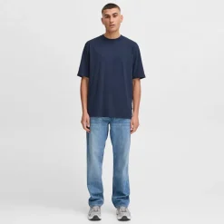 Solid Herren Bilop T Shirt Insignia Blue