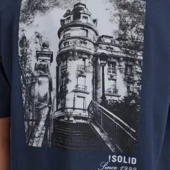 Solid Herren Bilop T Shirt Insignia Blue