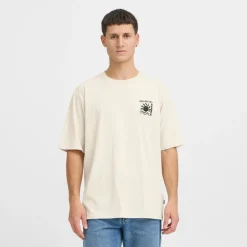 Solid Herren Daniel T Shirt Oatmeal