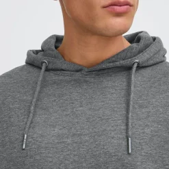 Solid Herren Dix Hoodie Dark Grey Melange