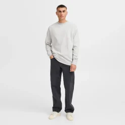 Solid Herren Dixon Sweatshirt Light Grey Melange