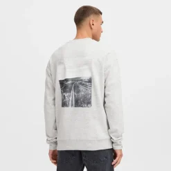 Solid Herren Dixon Sweatshirt Light Grey Melange