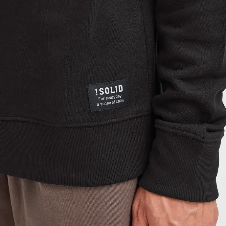 Solid Herren Dixon Sweatshirt True Black