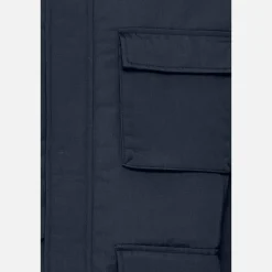 Solid Herren Gaben Utility Jacke Insignia Blau