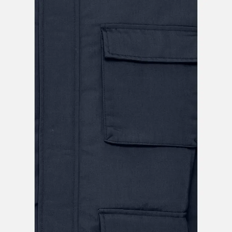 Solid Herren Gaben Utility Jacke Insignia Blau