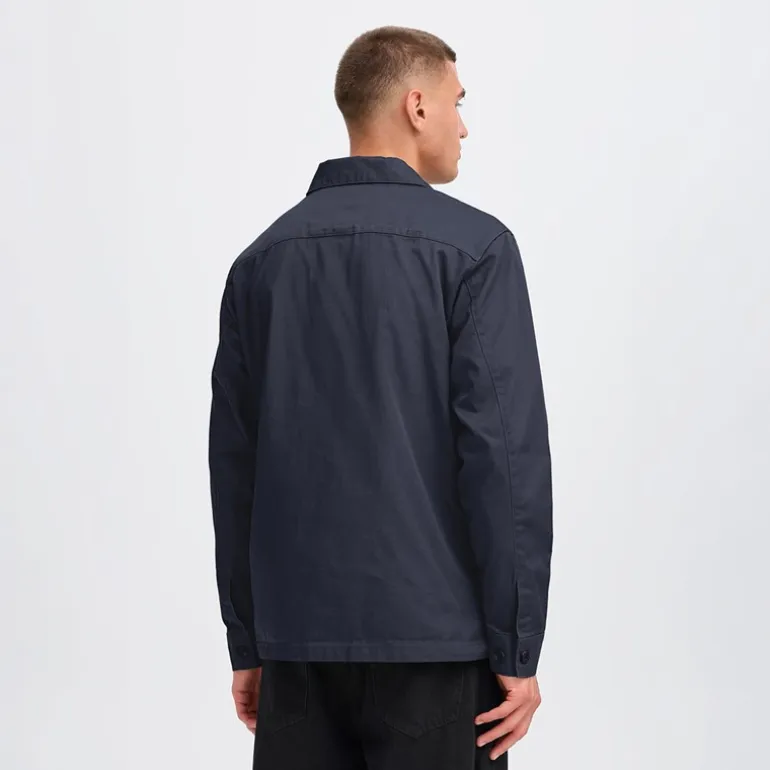 Solid Herren Ossie Overshirt Insignia Blue