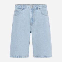 Solid Herren Sdomidt lockere Passform Denim Shorts Light Blue Denim