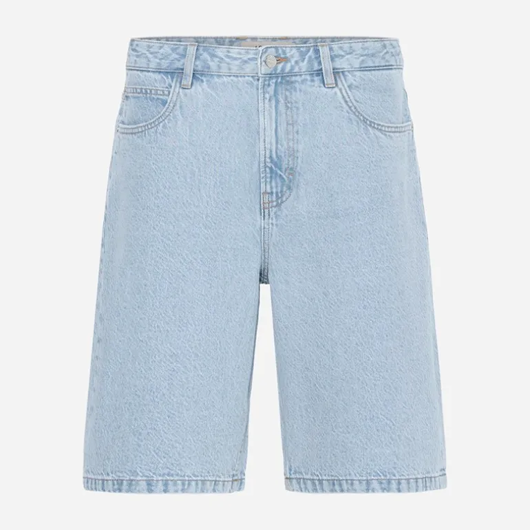 Solid Herren Sdomidt lockere Passform Denim Shorts Light Blue Denim