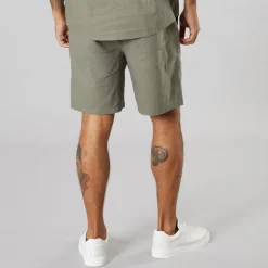 Solid Herren Shorts Dusty Olive
