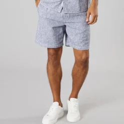 Solid Herren Shorts True Black Melange
