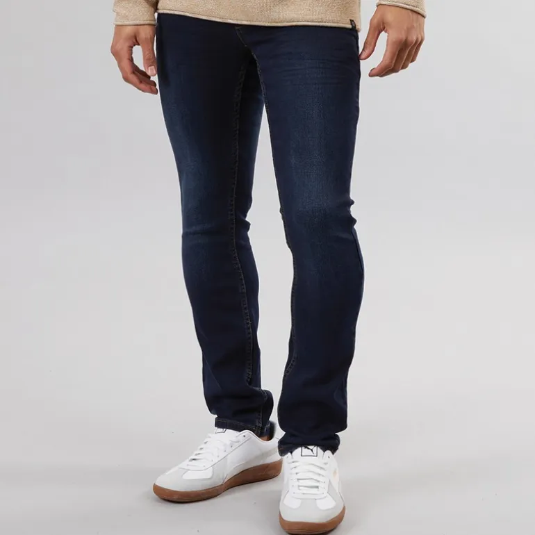 Solid Herren Tulio Hybrid Jeans mit geradem Bein Blau