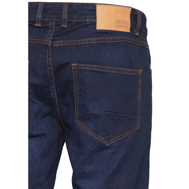 Solid Herren Tulio Hybrid Jeans mit geradem Bein Blau