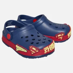 Superman Junge Clogs Navy/Rot/Multi