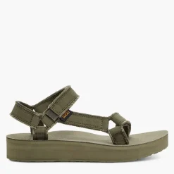 Teva Damen Midform Universal Canvas Sandalen Olive