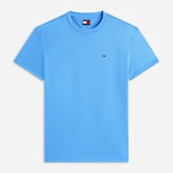 Tommy Jeans Herren Flag T-Shirt Blue Twilight