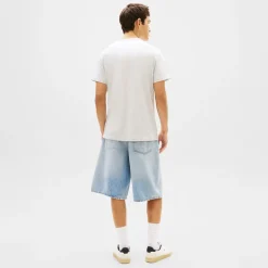 Tommy Jeans Herren Slim Essential T Shirt Ice Grey Heather