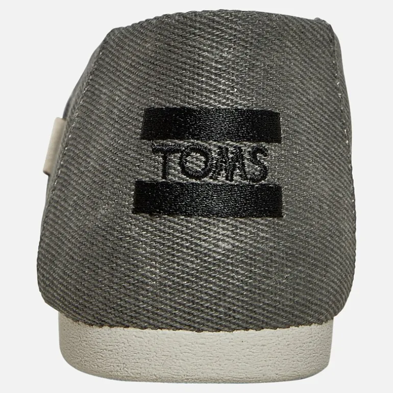 TOMS Herren Canvas Alpargata Espadrilles Schwarz Used