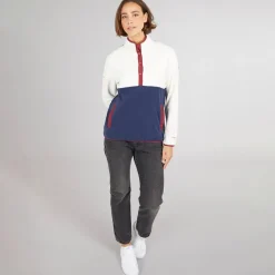 Trespass Damen Abilene Halber Knopf Fleece Ghost