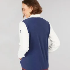 Trespass Damen Abilene Halber Knopf Fleece Ghost