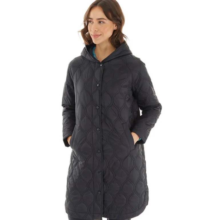 Trespass Damen Gabi Steppjacke Schwarz