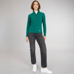 Trespass Damen Shiner 1/2 Reißverschluss Mikro Fleece Türkis