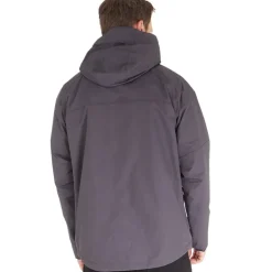Trespass Herren Corvo Wasserdichte Kapuzen Shell Jacke Dark Grey