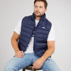 Trespass Herren Fergal Micro Gepolsterte Weste Navy