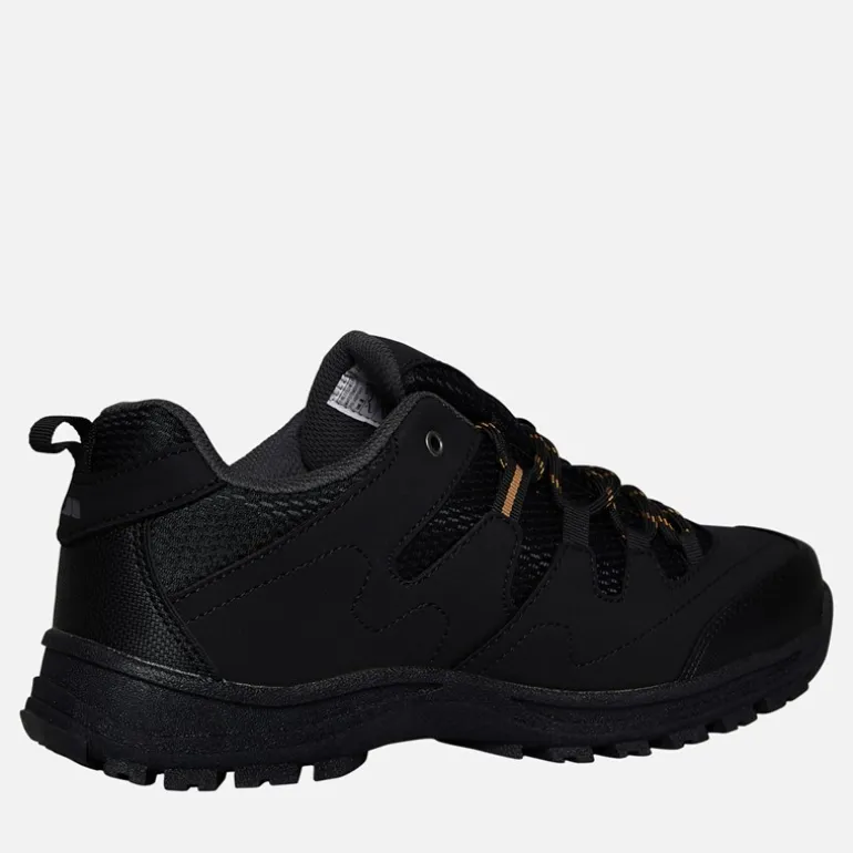 Trespass Herren Finley Low Wasserdichte Wanderschuhe Schwarz / Goldbraun