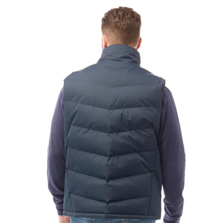 Trespass Herren gefütterte Weste Brecker Marineblau