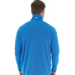 Trespass Herren Masonville 1/2 Reißverschluss Mikro Fleece Blau