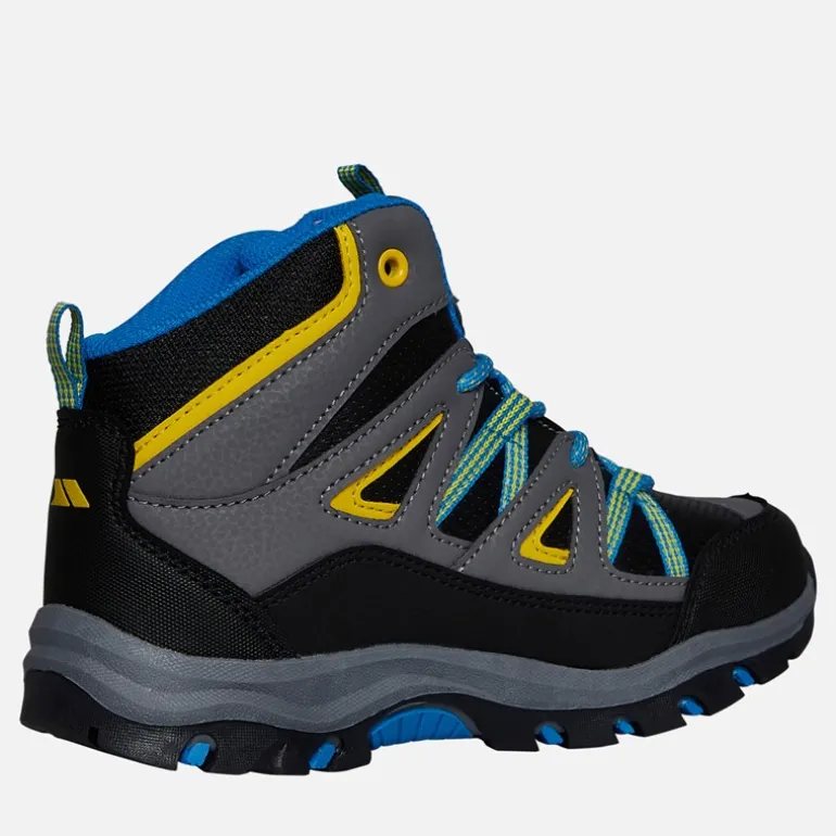 Trespass Kinder Gillon 2 Mid Waterproof Wanderstiefel Schwarz
