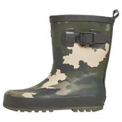 Trespass Kinder Puddle Printed Gummistiefel Grün