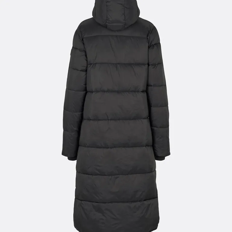 True North Damen Iza Steppmantel Schwarz