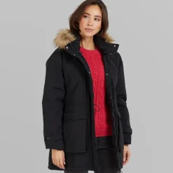 True North Damen Majlis Parka Schwarz