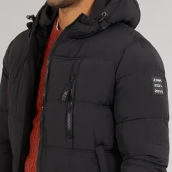 True North Damen Zink Gunilla Mantel Schwarz