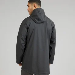 True North Herren PU Mantel Schwarz