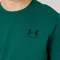 Under Armour Herren UA Sportstyle linke Brust Kurzarm T Shirt Rack Green/Arden Green