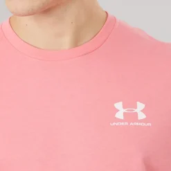 Under Armour Herren UA Sportstyle linke Brust kurzarm T Shirt Bittersweet Pink/Weiß
