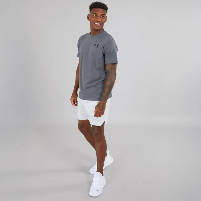 Under Armour T-Shirt mit kurzen Ärmeln Herren UA Sportstyle Linke Brust Castlerock/Schwarz