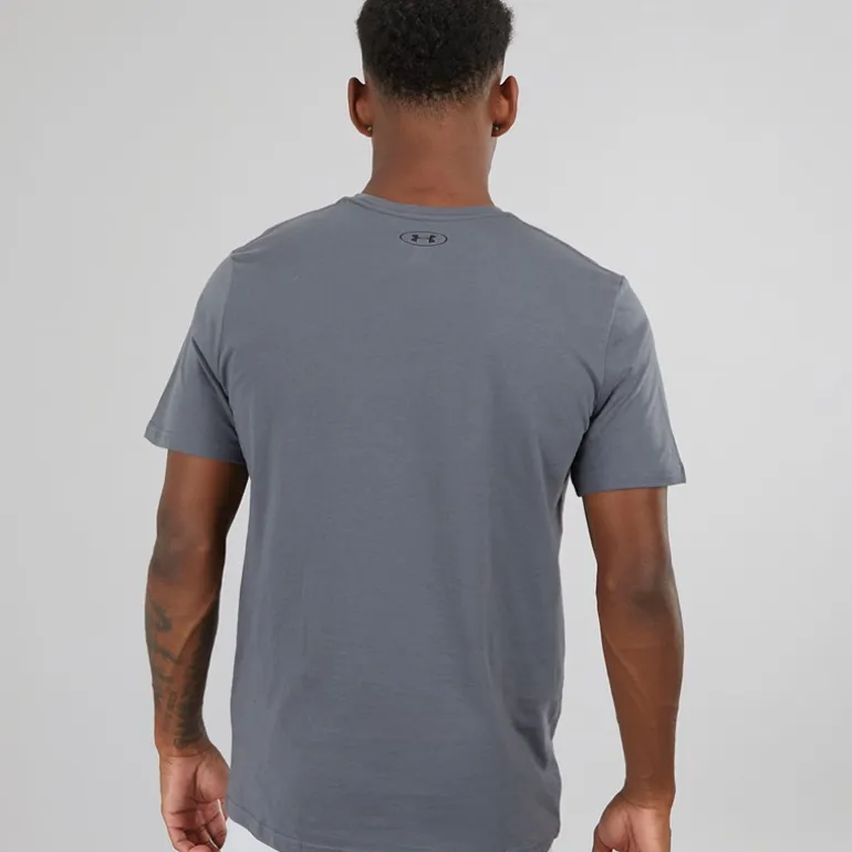 Under Armour T-Shirt mit kurzen Ärmeln Herren UA Sportstyle Linke Brust Castlerock/Schwarz
