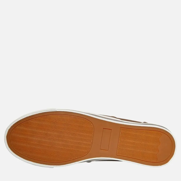 U.S. POLO ASSN. Herren Bobby PU Turnschuhe Tan / Marine PU