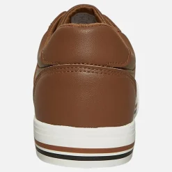 U.S. POLO ASSN. Herren Bobby PU Turnschuhe Tan / Marine PU