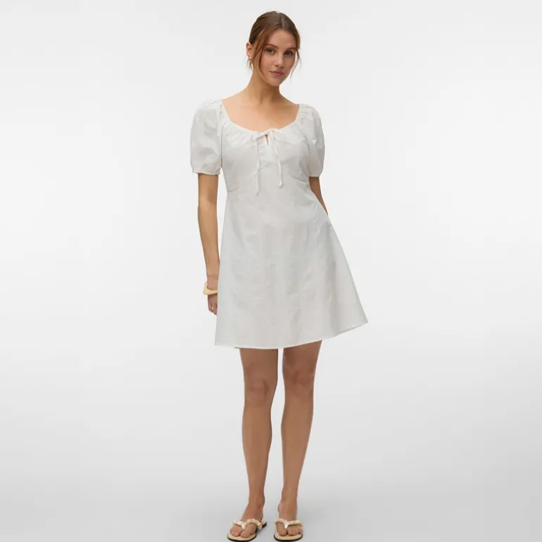 Vero Moda Damen Jutty Kleid Snow White