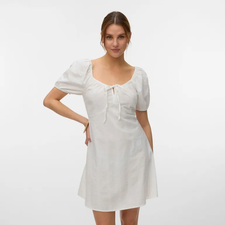 Vero Moda Damen Jutty Kleid Snow White