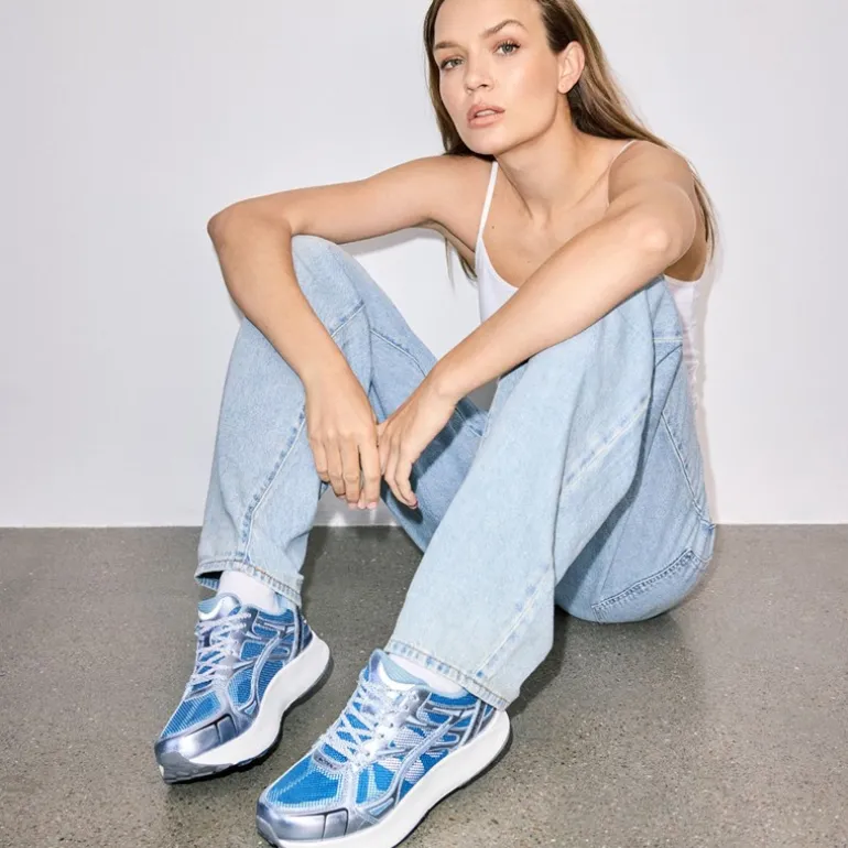 Woden Damen Josephine Sneaker 522 Ice Blue