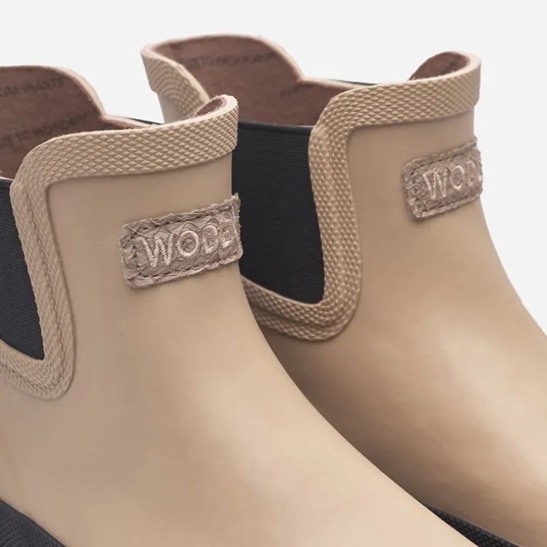 Woden Damen Liv Wasserdichte Gummistiefel 852 Coffee Cream