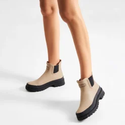 Woden Damen Liv Wasserdichte Gummistiefel 852 Coffee Cream