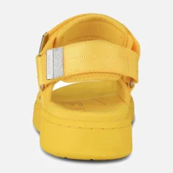 Woden Damen Sandalen Linie Frucht 303 Zitrone