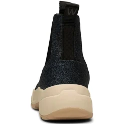 Woden Damen Silje Glitter Stiefeletten Blau